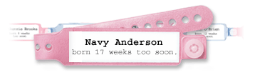 Baby hospital band for prematurity