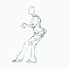 a series of gesture drawings