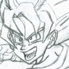 pencil sketch of Goku (although he looks a little young here!)